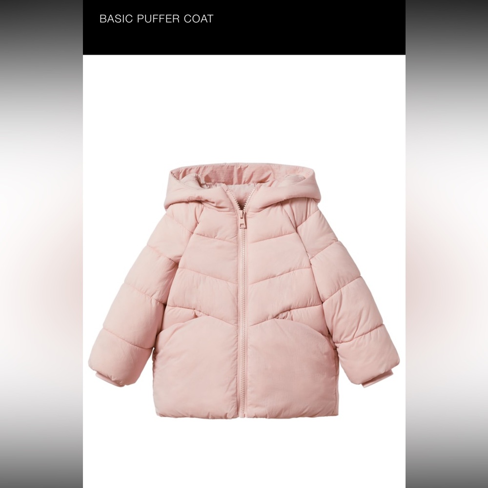 Zara Basic Puffer Coat
